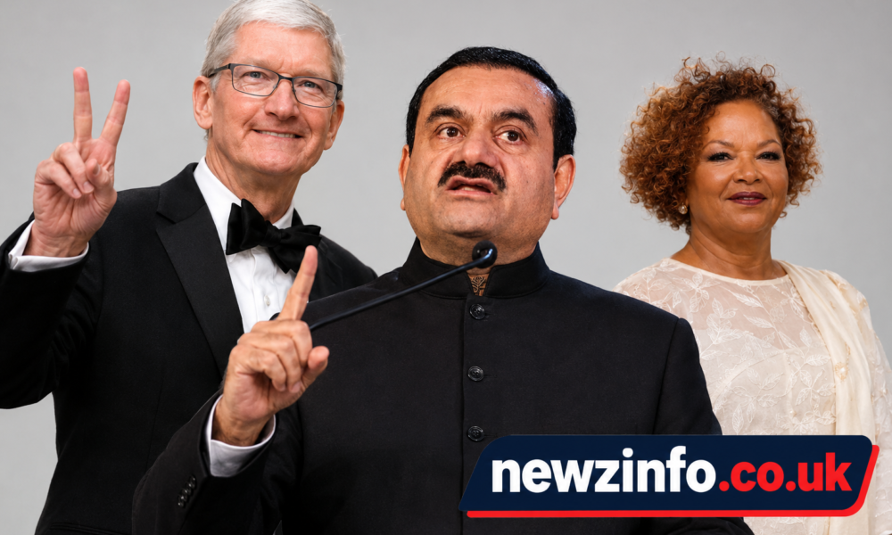 Dave Calhoun and Gautam Adani
