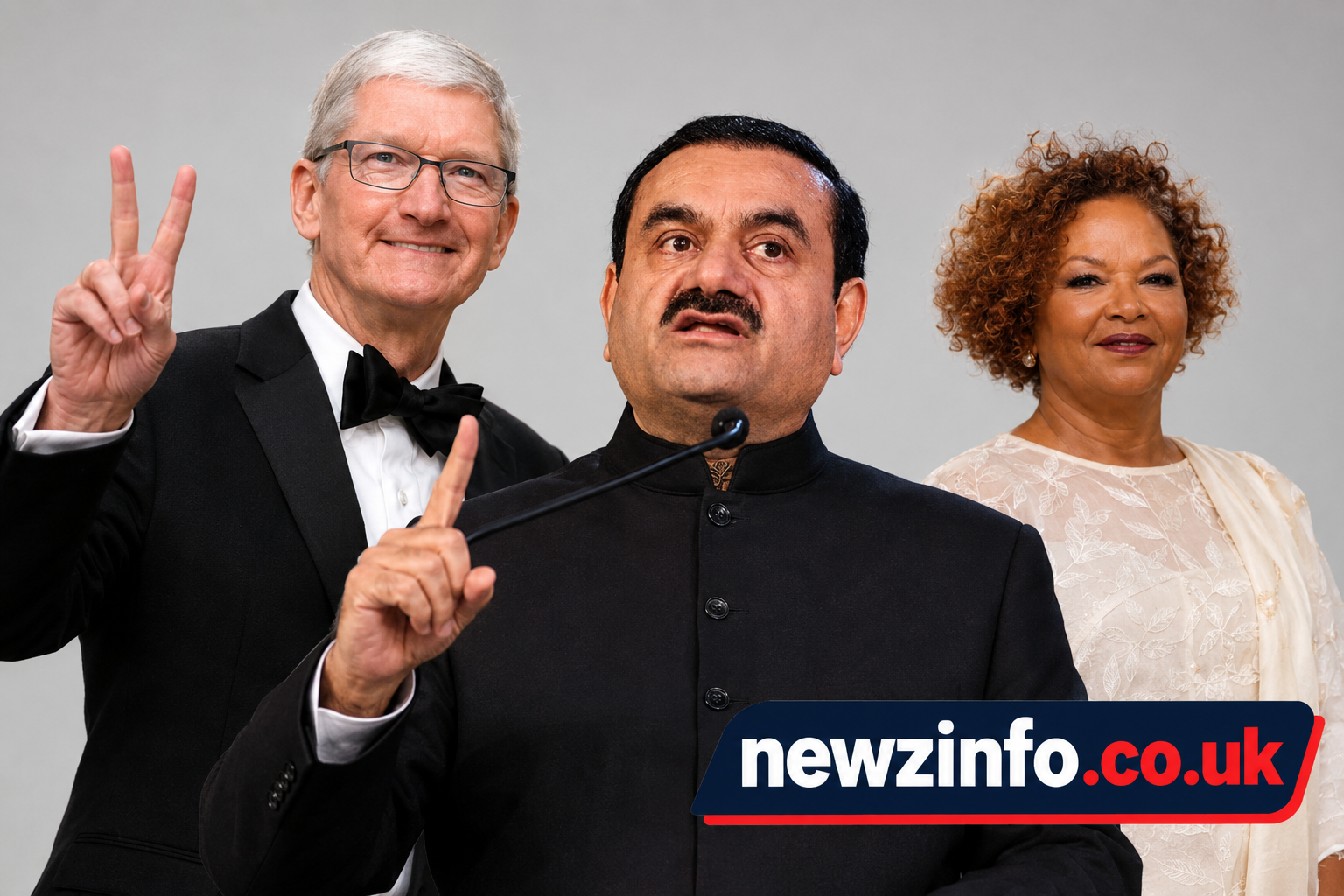 Dave Calhoun and Gautam Adani
