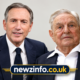 Howard Schultz and George Soros